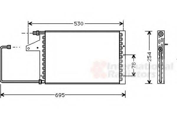 PAPE 53012 Конденсатор, кондиціонер