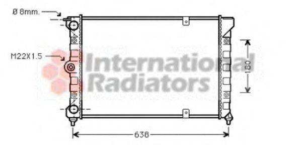 KUHLER SCHNEIDER 10116 Радіатор, охолодження двигуна