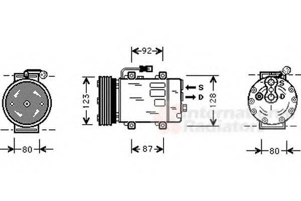 NISSENS 89170 Компресор, кондиціонер