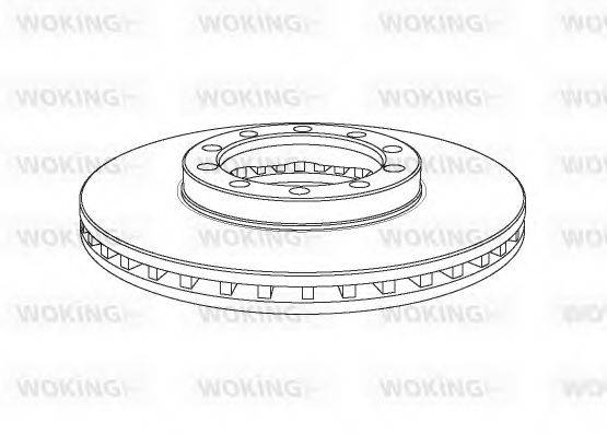 WOKING 1138.20 гальмівний диск