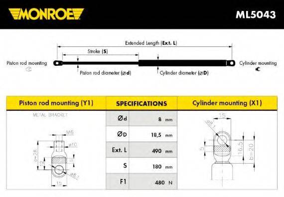 MONROE ML5043