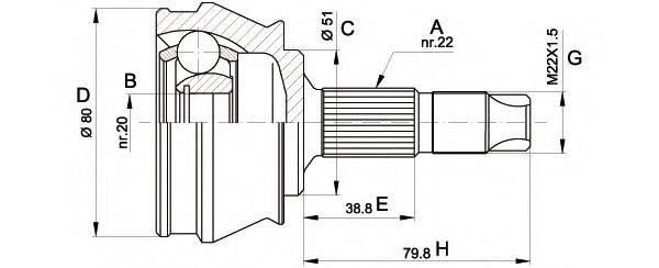 OPEN PARTS CVJ5305.10