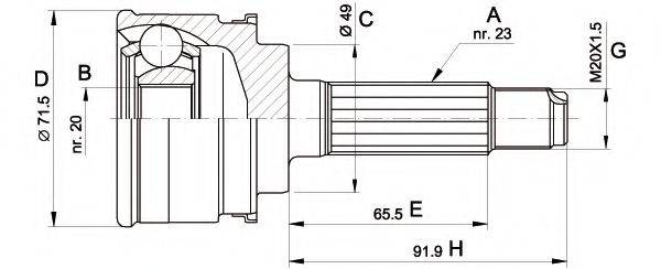 OPEN PARTS CVJ5348.10