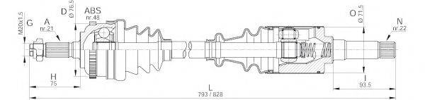 OPEN PARTS DRS6039.00