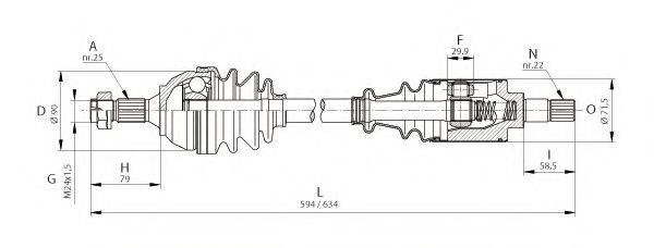 OPEN PARTS DRS6040.00