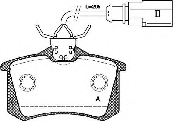 OPEN PARTS BPA0263.51