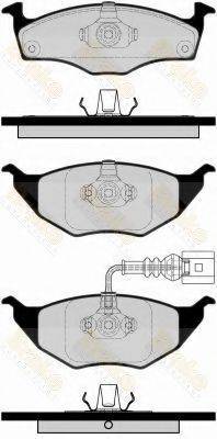 BRAKE ENGINEERING 23394 Комплект гальмівних колодок, дискове гальмо