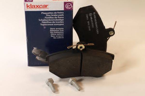 KLAXCAR FRANCE 24841Z Комплект гальмівних колодок, дискове гальмо