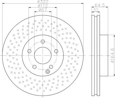 FEBI BILSTEIN 30553 гальмівний диск