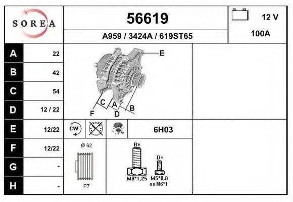 REMY DRA3403 Генератор