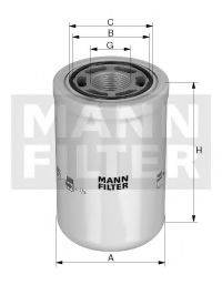 MANN-FILTER WH9803 Масляний фільтр; Гідрофільтр; автоматична коробка передач; Фільтр, Гідравлічна система приводу робочого обладнання
