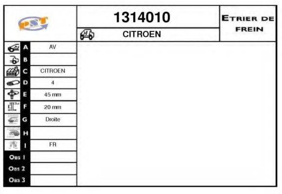 BUDWEG CALIPER 34449 Гальмівний супорт