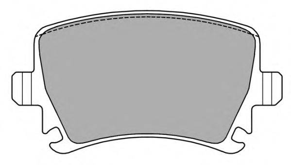 FREMAX 23914 Комплект гальмівних колодок, дискове гальмо