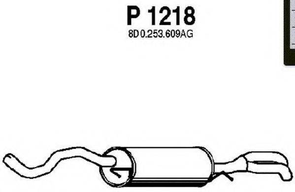 FENNO 1249 Глушник вихлопних газів кінцевий