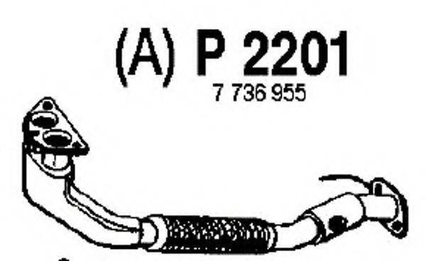 FENNO 2201 Труба вихлопного газу