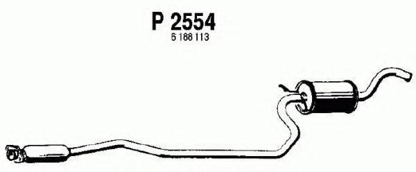 FENNO 2554 Середній глушник вихлопних газів