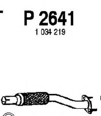 TEMOT 15 3 035 Труба вихлопного газу