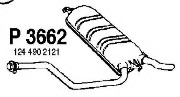 FENNO 3662 Глушник вихлопних газів кінцевий