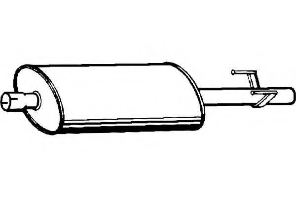 FENNO 3706 Середній глушник вихлопних газів