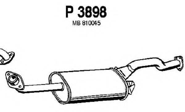 MTS 69900 Середній глушник вихлопних газів