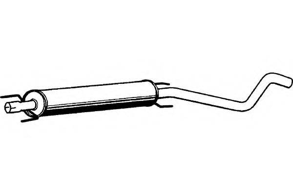 FENNO 43042 Середній глушник вихлопних газів