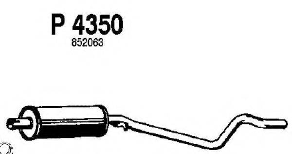FENNO 4350 Середній глушник вихлопних газів
