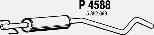 FENNO 4588 Середній глушник вихлопних газів