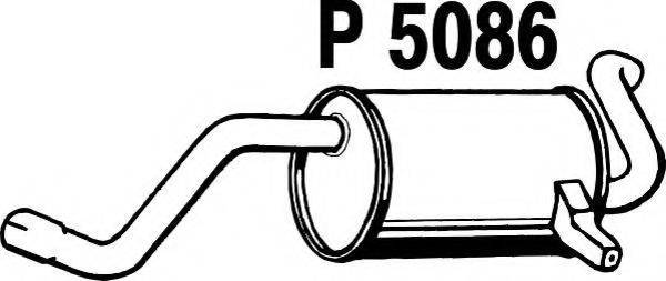 FENNO 5086 Глушник вихлопних газів кінцевий