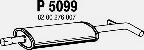 FENNO 5099 Середній глушник вихлопних газів
