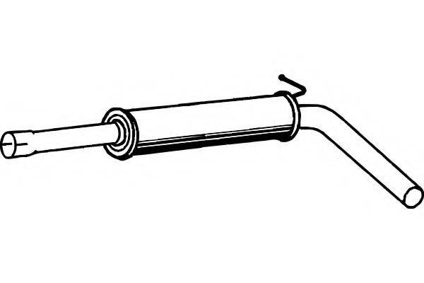 FENNO 5742 Середній глушник вихлопних газів