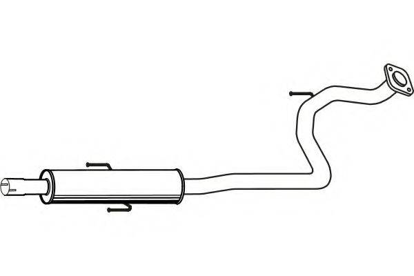 FENNO 6504 Середній глушник вихлопних газів