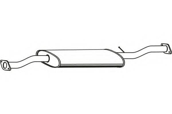 FENNO 9038 Середній глушник вихлопних газів