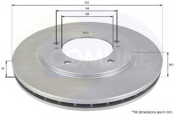 METZGER 6699.1 гальмівний диск