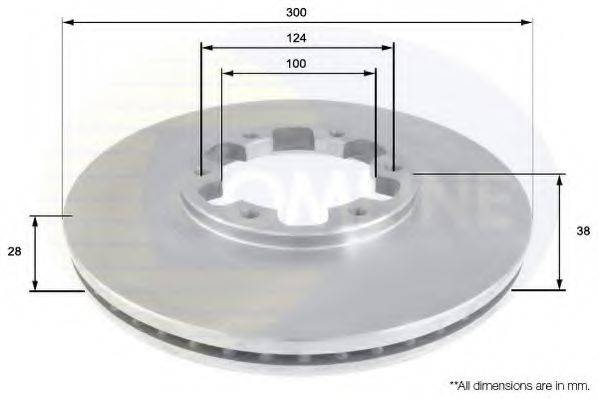 LUCAS DF4553 гальмівний диск