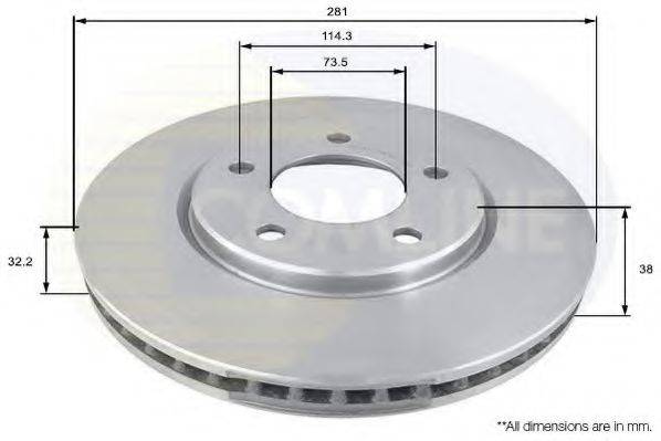 PEX 14,093 гальмівний диск