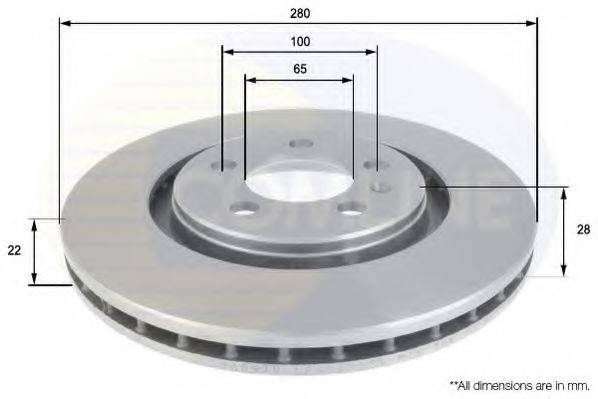 REMSA 6293.1 гальмівний диск