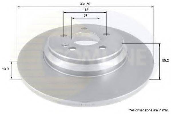 PEX 14,073 гальмівний диск