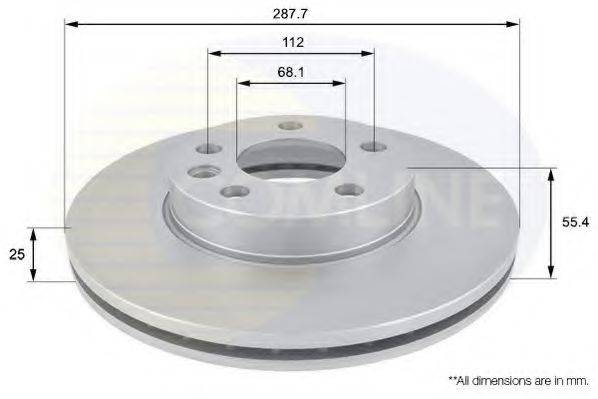 REMSA 6496.1 гальмівний диск