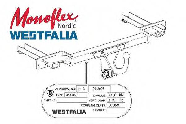 MONOFLEX 314418 Причіпне обладнання