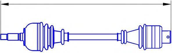 SERCORE 12751 Приводний вал