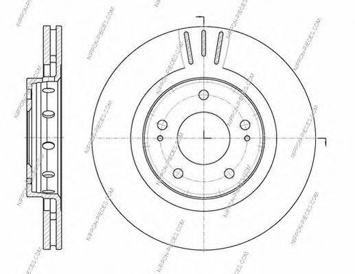 NPS 17433 гальмівний диск