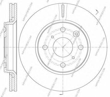 NPS 17591 гальмівний диск
