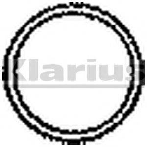 KLARIUS HAG16 Кільце ущільнювача, труба вихлопного газу