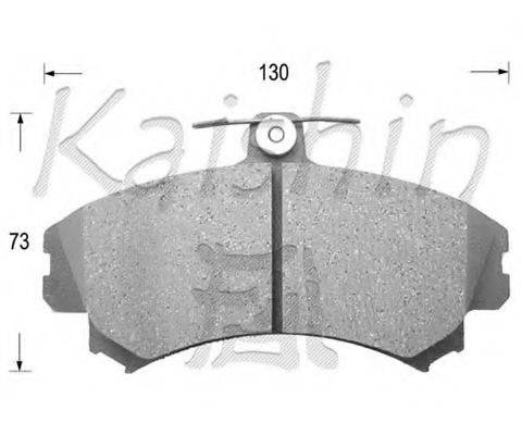 KAISHIN FK6090 Комплект гальмівних колодок, дискове гальмо