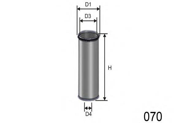 MISFAT R1137 Повітряний фільтр