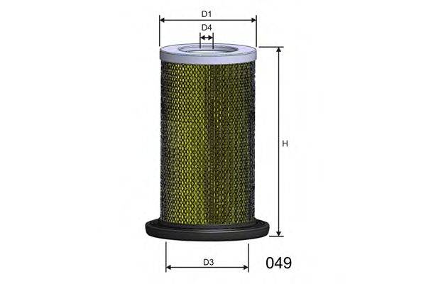 MISFAT R1064 Повітряний фільтр