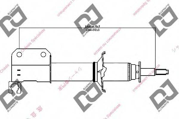 TOKICO B1059 Амортизатор