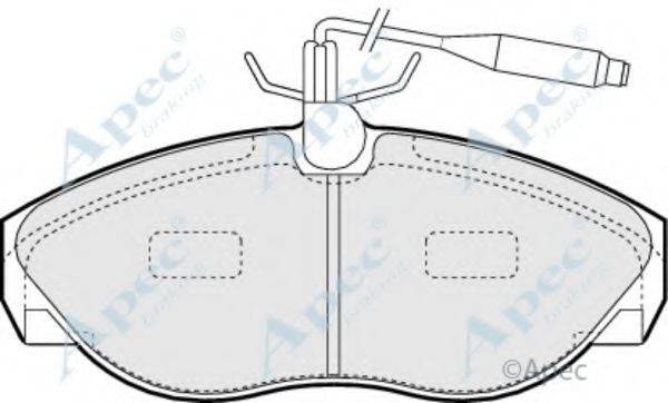 APEC BRAKING PAD867