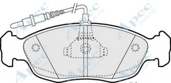 APEC BRAKING PAD814
