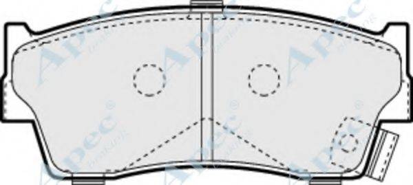 APEC BRAKING PAD1086